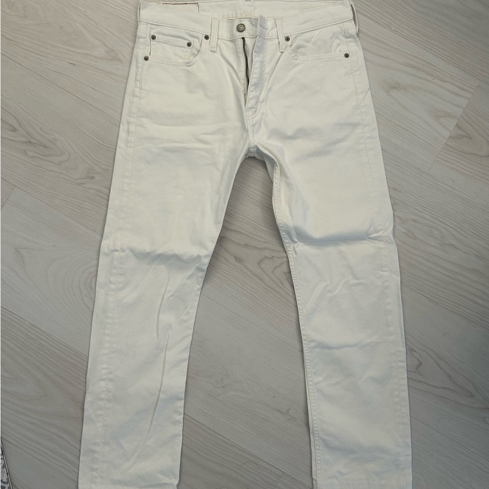 Levi's 513 Men's Slim Straight White Jeans